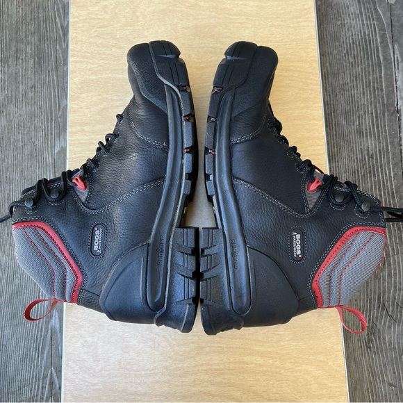 Bogs Men’s Bedrock II 6” Composite Toe Waterproof Black Leather Work Boot Sz 8 - Picture 13 of 16